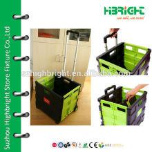 plastic foldable roll trolley